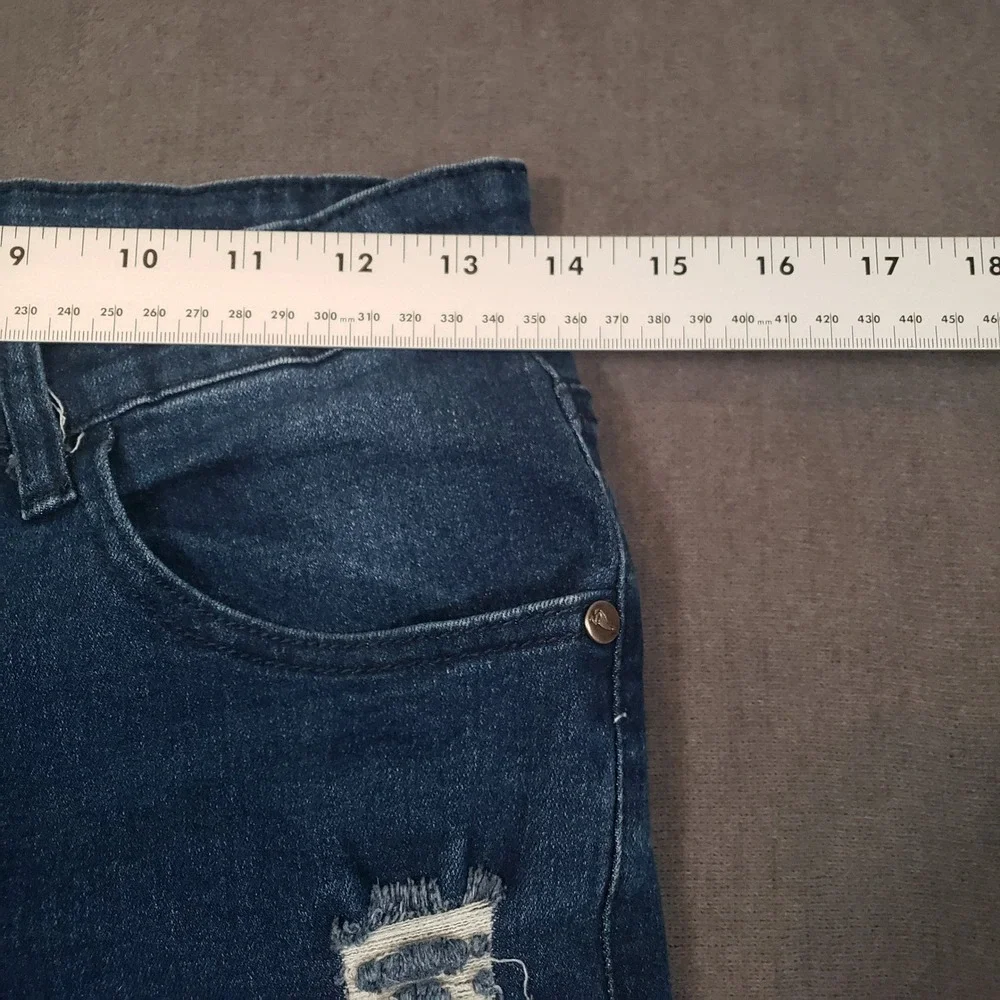 Velero Jeans Mens 30x30 Blue Distressed Slim Fit Stretch Denim‎